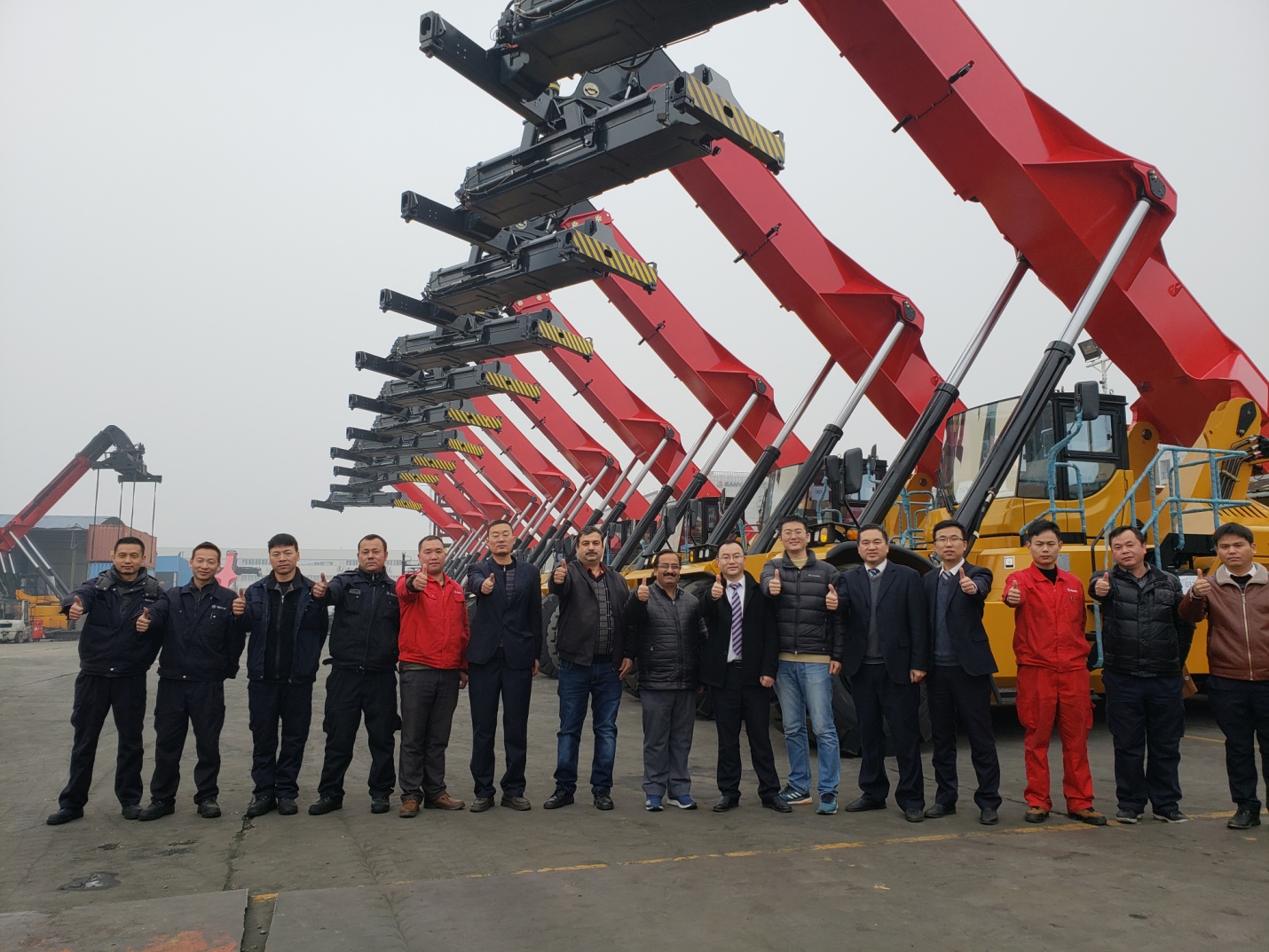 25 Reach Stackers Delivered to Indian Concor