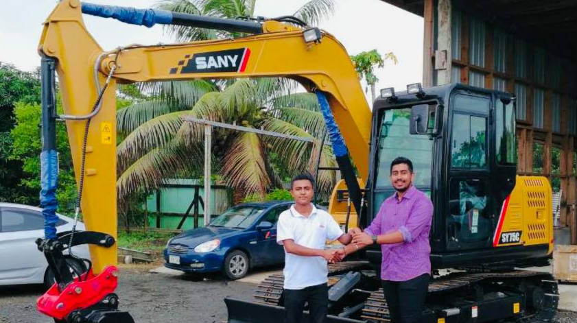 SANY expands market in Fiji by cooperating with its dealer