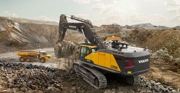 Volvo’s largest excavator, the EC950F, now available in North America