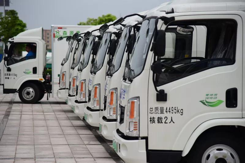 New energy electric van -- sen yuan pure electric 4.2m box cargo