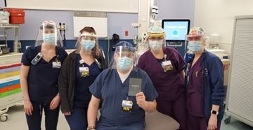 Volvo CE Produces and Donates Personal Protective Equipment to Local Healthcare Workers