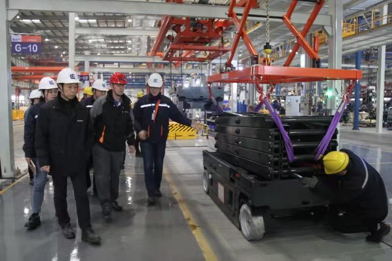 Mr. Sullivan, vice President of guangxi liugong machinery co., LTD., inspected anhui liugong