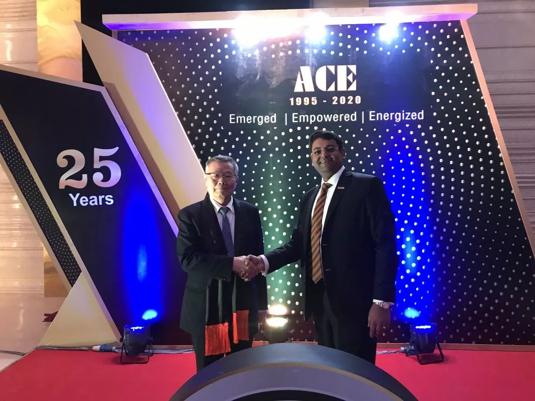 ACE awarded shanhe intelligence the honor of the best international strategic partner