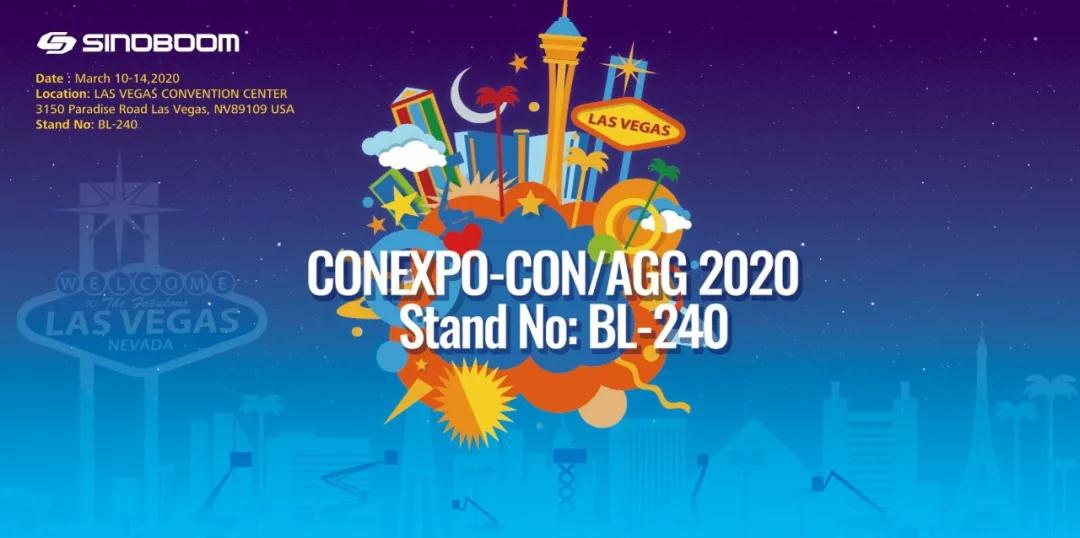 We sincerely invite you to CONEXPO CON/AGG 2020 |