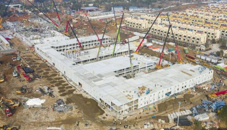 How many ground opens to build new crown pneumonic special hospital xiaotangshan model to land the whole country?