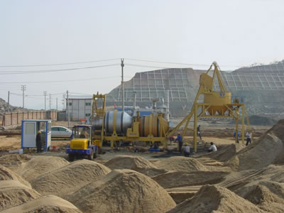 TIETUO Mobile Asphalt Mixing Plant Installation de mélange d 'asphalte