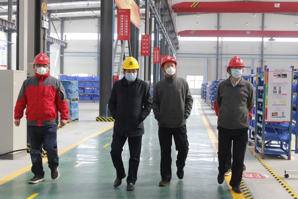 Lingong machine: chairman of the company yu mengsheng to inspect and guide the implementation of epidemic prevention and control measures and resumption of work