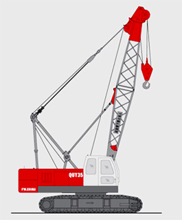 QUY35 Hydraulic Crawler Crane