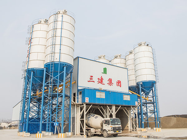 YUANYOU HLS series commercial concrete mixing plant Бетоносмесительная установка