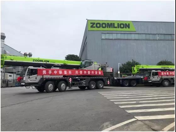 Set off! Zoomlion 40 truck cranes rushed to the construction line