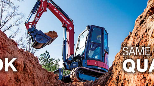 Yanmar Launches Compact Equipment Lineup in Premium Red Color Scheme