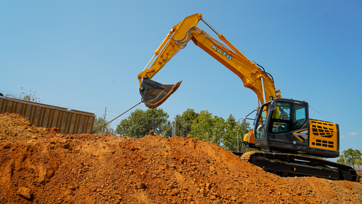 Kato HD512LC-7 and HD514MR-7 Hydraulic Excavators