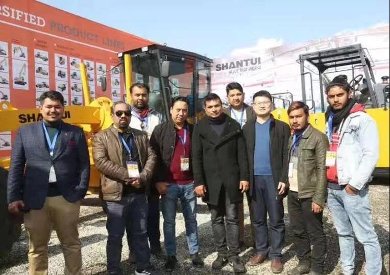 Shantui products hit Nepal's BUILDTECH EXPO 2020