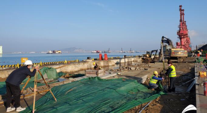 Shandong port rizhao port east coal south shift and other four engineering projects to resume work in an orderly manner