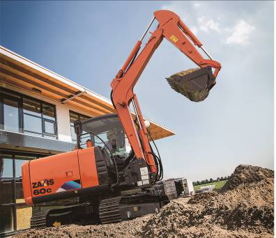 Hitachi construction machinery sells limited edition zx60c-5a excavator for civil engineering in China