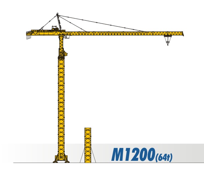 Sichuan Construction Machinary M1200（64t） Tower Crane