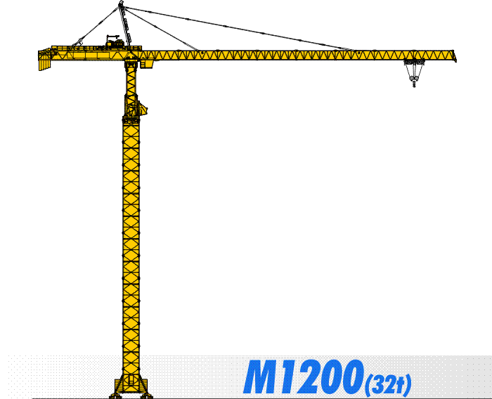 Sichuan Construction Machinary M1200（32t） Grue à tour
