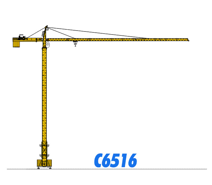 Sichuan Construction Machinary C6516 Tower Crane