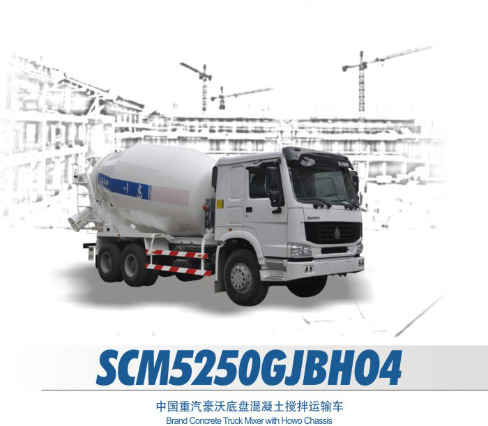 Sichuan Construction Machinary SCM5250GJBHO4 Camion malaxeur à béton