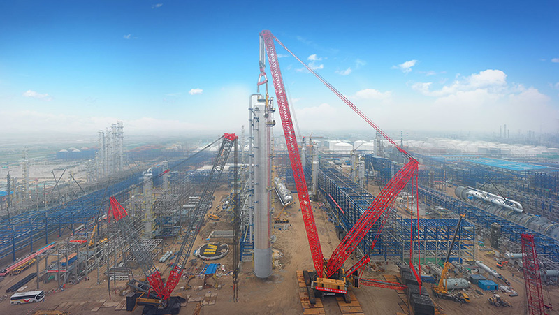 Maiden Show Of SANY SCC40000A <a href='http://product.global-ce.com/crawler_crane/ 'target='_blank' style='color:blue;'>Crawler Crane</a>