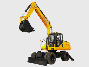 JIAHE JHW135 wheel excavator Excavadoras de ruedas