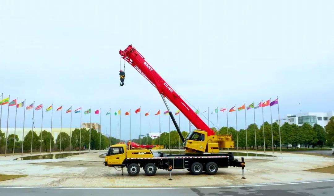 Sany: STC400T platform with cross dressing, unstoppable, this is the efficient lifting should look like!