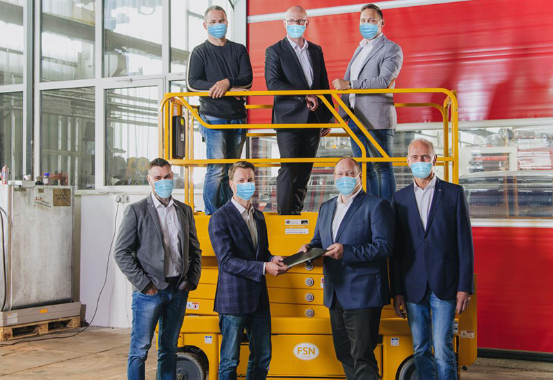 Haulotte Signed FSN Fördertechnik As An Official Distributor In Germany