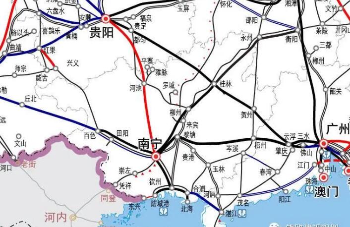 A detailed survey of railway construction and planning in guangxi