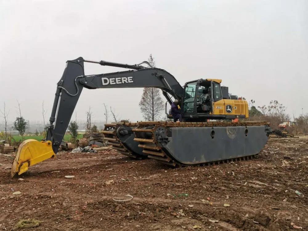 John Deere amphibious excavator to give older drivers more leeway