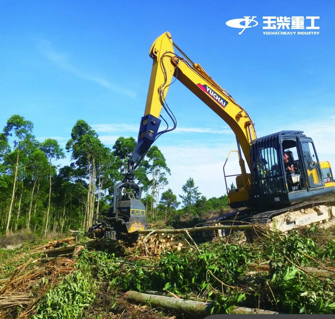 Yuchai heavy industry for the first time computer software copyright -YCF135 logging machine