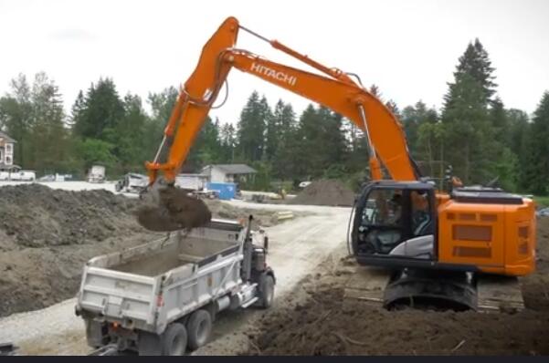 Hitachi construction machine zx350lc-6, zx345uslc-6 excavators will be on display