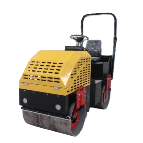 YIXUN 1 ton full hydraulic road roller with two-wheeled small vibration water-cooled diesel