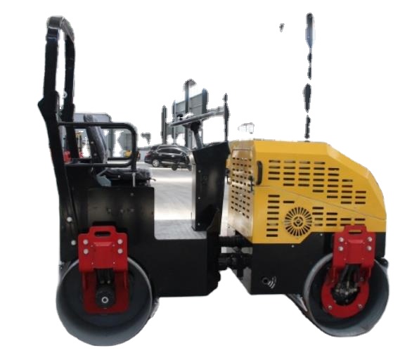 YIXUN Full Hydraulic Double Steel Mini Dollr Bar Road Roller Sale For Hand-held Double Drum Compact Diesel