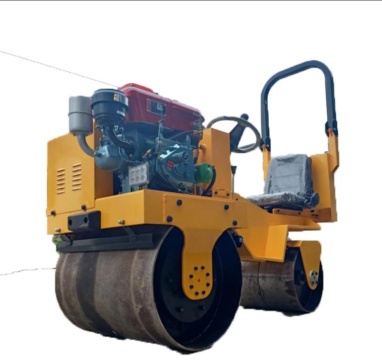 YIXUN Roller Small Backfill Soil Mini Tandem Single Roller Road Compactor With Vibratory Smooth Drum