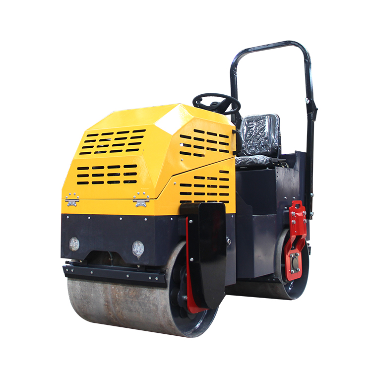 YIXUN China Professional Manufacture Compact 1 Ton Driving Roller Compactor Single Mini Small Double Drum Road Roller