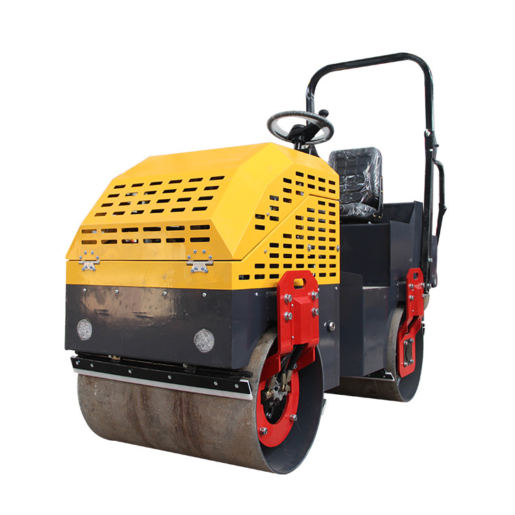 YIXUN Backfilling Soil Small Diesel Two-wheel Vibratory Compactor Compactor New Mini Satater Small Road Roller