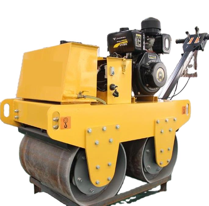 YIXUN China high quality small double drum road roller compactor machine 650KG