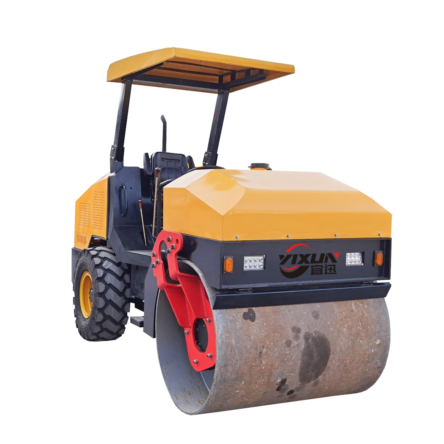 YIXUN High quality shandong road roller compactor 4 ton single drum soil road roller for price