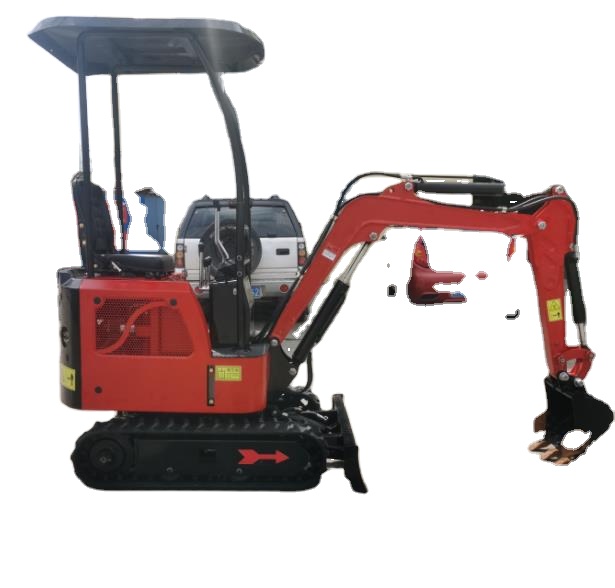 YIXUN Factory Price High Quality Well Hydraulic Mini Digger 1.5 Ton Crawler Track Rubber Small Diggers Cheap Price With Roof