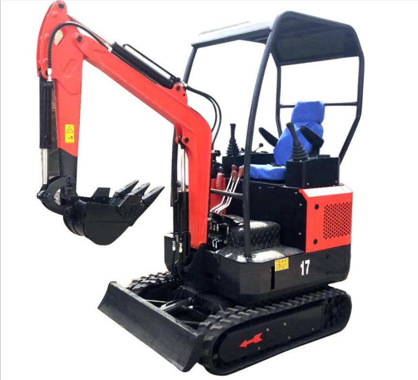 YIXUN Chinese Crawler Hydraulic Mini Excavator Electric Post Hole Digger For Sale Backhoe Diggers