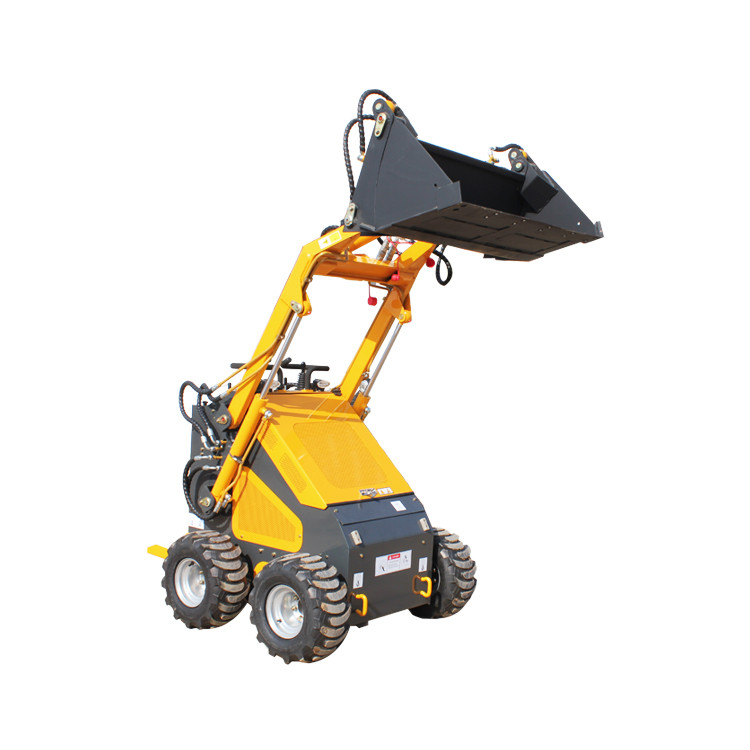 YIXUN Multifunctional Small Skid Steer Loader Jungle Ranger Mini Tire Type 4 in 1 Front Loader 380