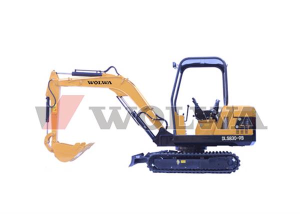 WOLWA DLS830-9B 3 ton crawler type hydraulic excavator