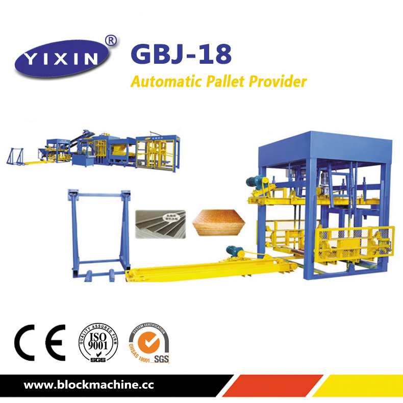 Yixin Machinery GBJ-18 Automatic Pallet Provider
