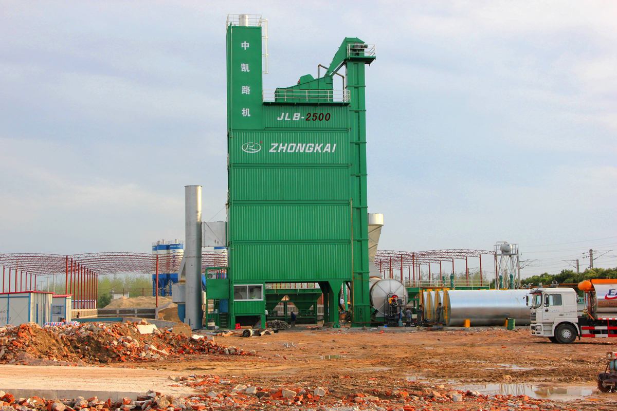 Zhongkai Machinery JLB-2500C Planta mezcladora de asfalto