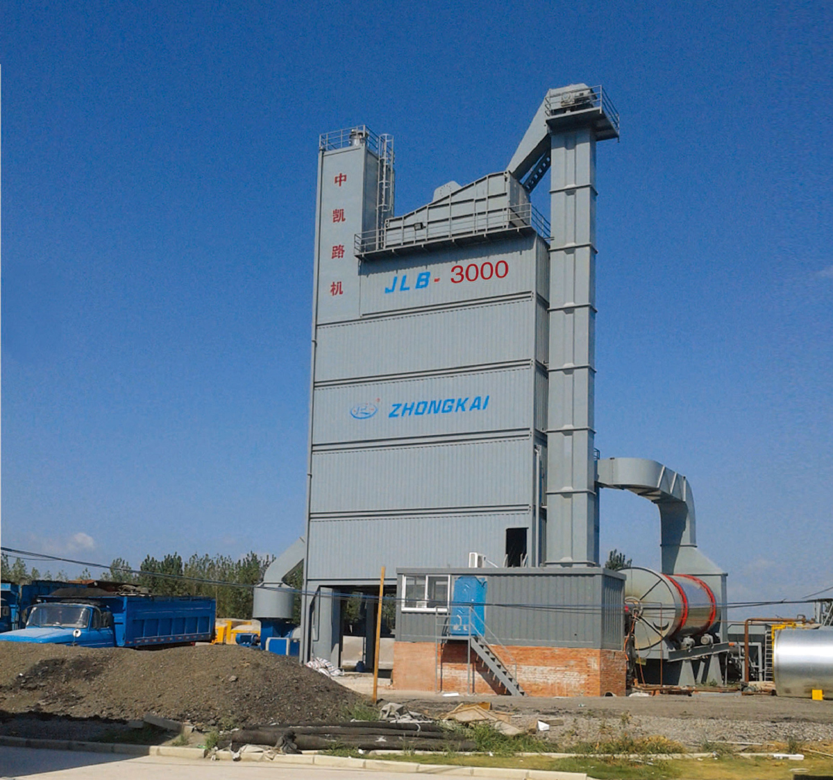 Zhongkai Machinery JLB-3000C Installation de mélange d 'asphalte