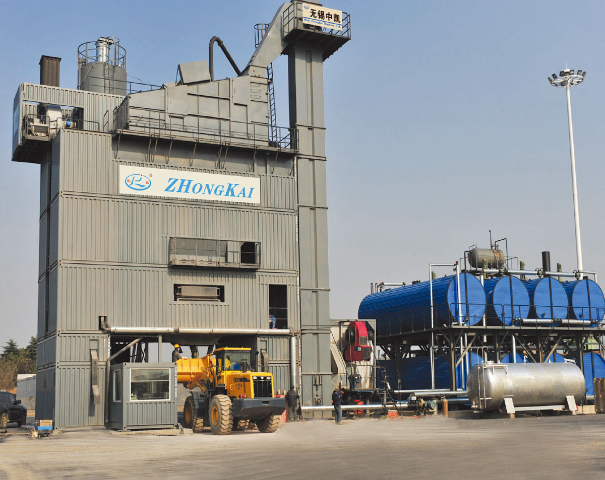 Zhongkai Machinery JLB-1000 Planta mezcladora de asfalto