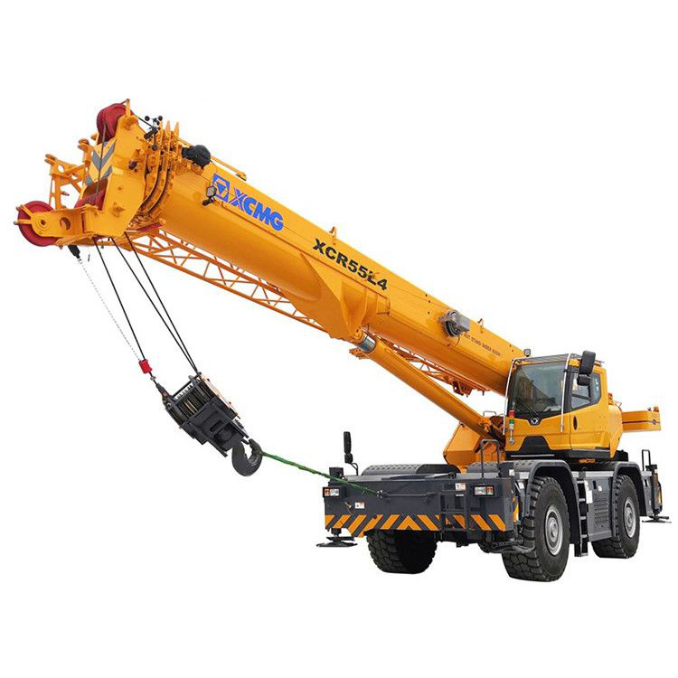 Xcmg Brand Mobile Crane Xcr55l5 50t Rough Terrain Crane With Imported Engine