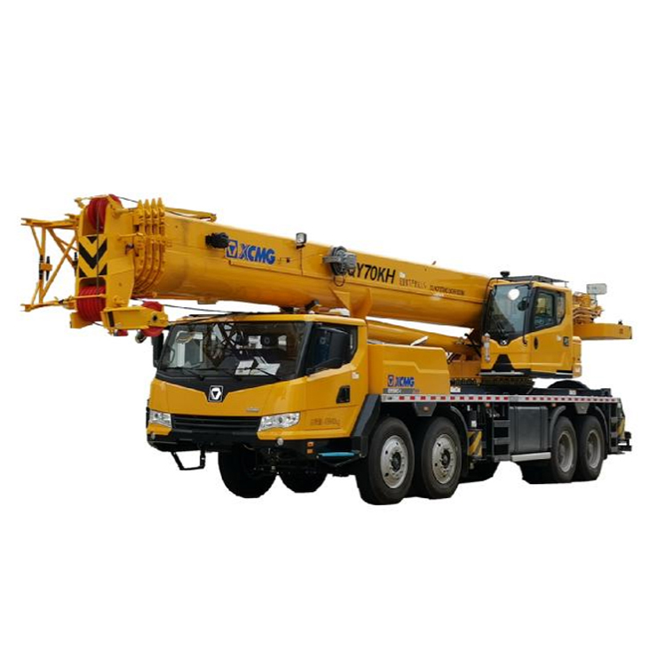 Xcmg Brand Construction Crane 62.5m Lifting Height Qy70kh 70t Mobile Truck Cranes For Sale