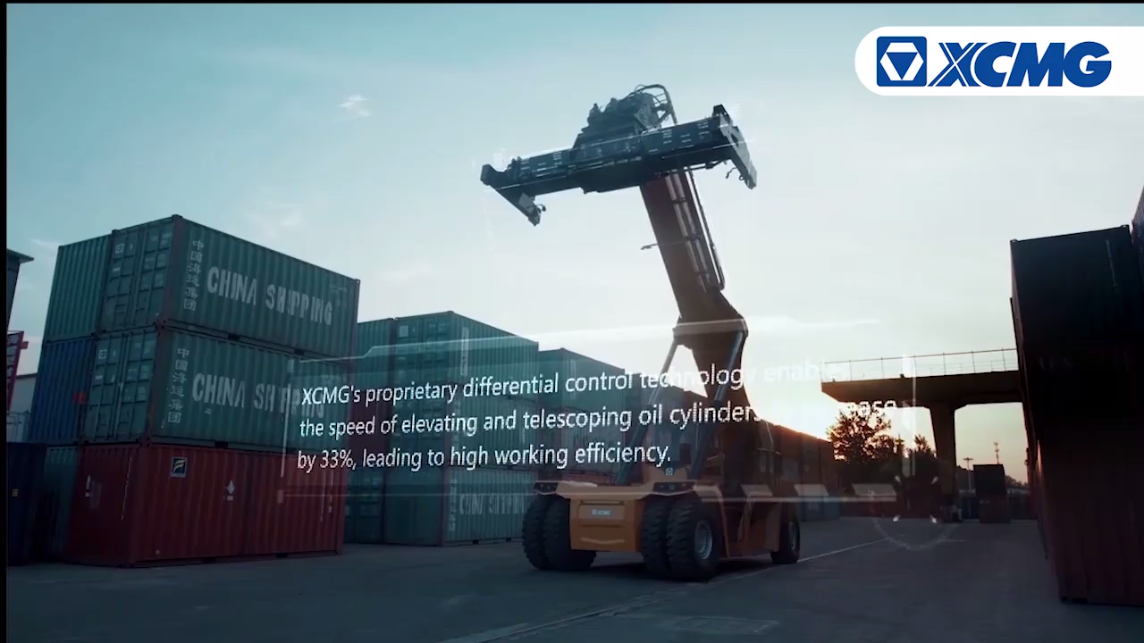 XCMG Official XCS45  Container Reach Stacker Crane