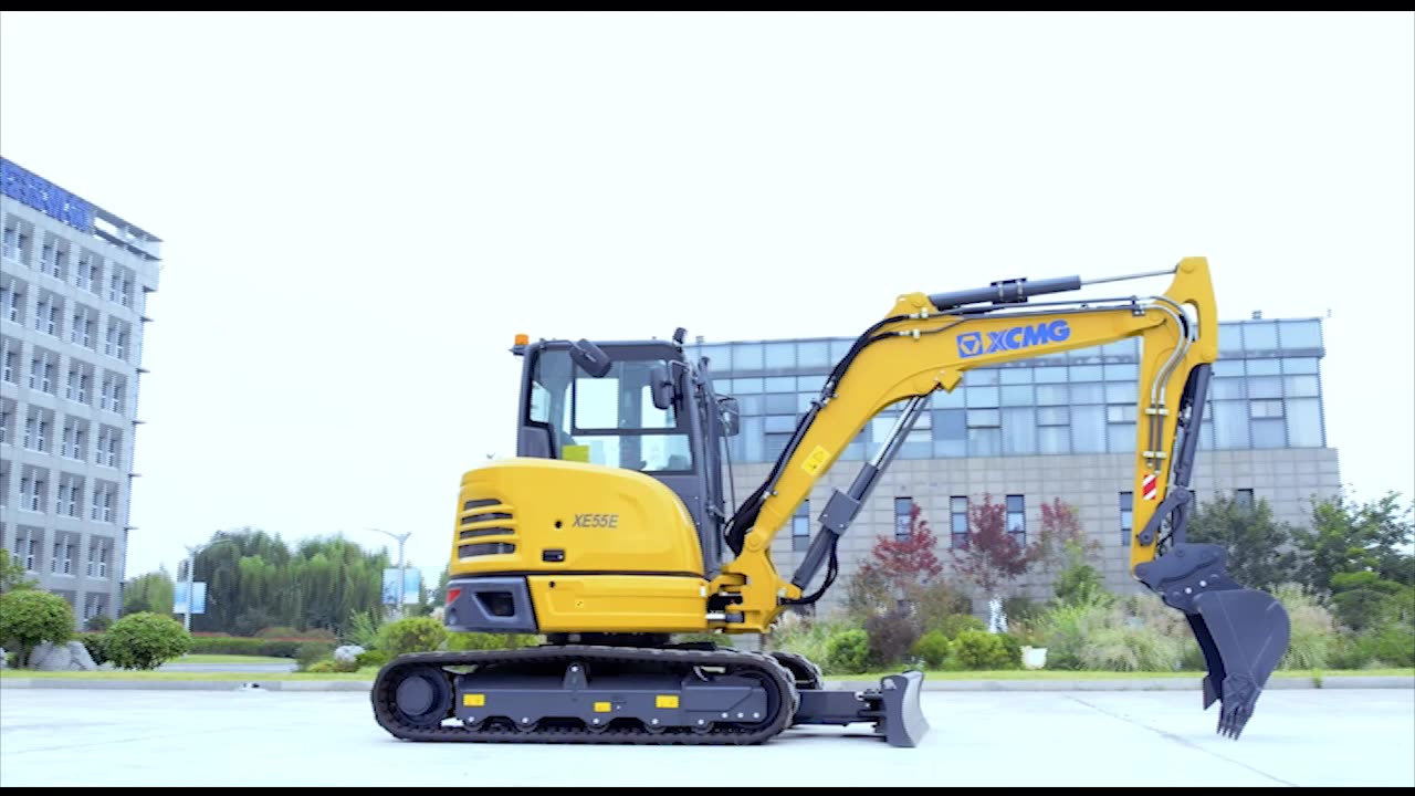 China Epa Euro 5 Excavators 5 Ton Mini Excavator Hydraulic Mini Digger Xe55e From Xcmg Factory